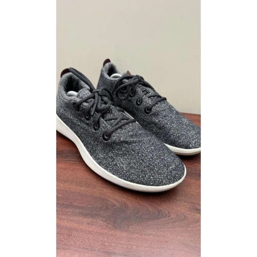 Allbirds Wool Runners Gray Merino Wool Lace Up Sneakers Men’s 11 WRM11 Casual
